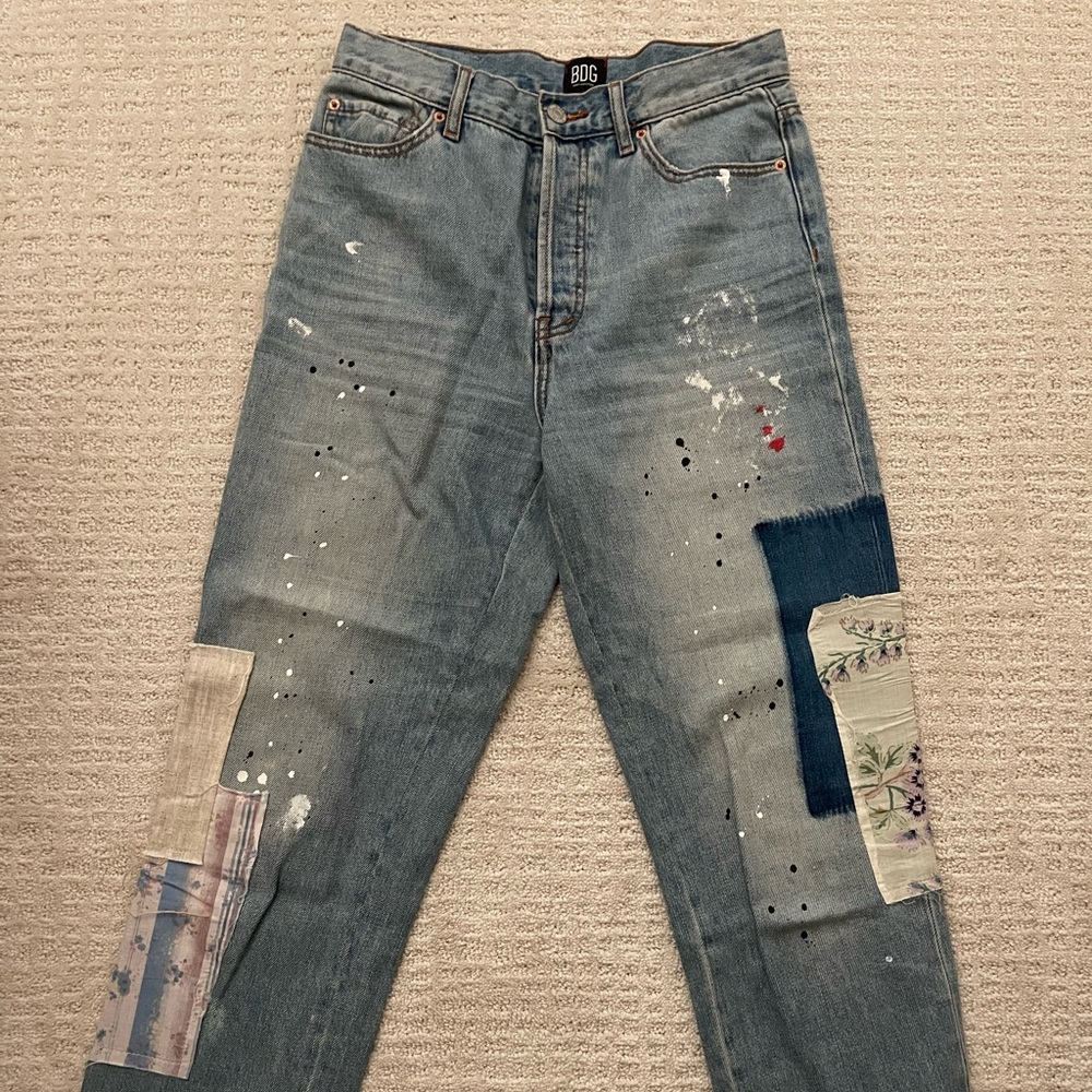 BDG Jeans paint & patches